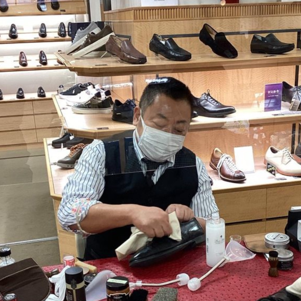 靴磨きお手入れ会